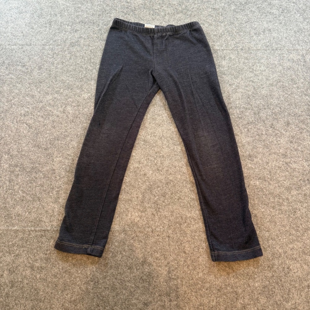 Circo Leggings Kids 5T Dark Blue Excellent Denim Style Stretch Knit Pants